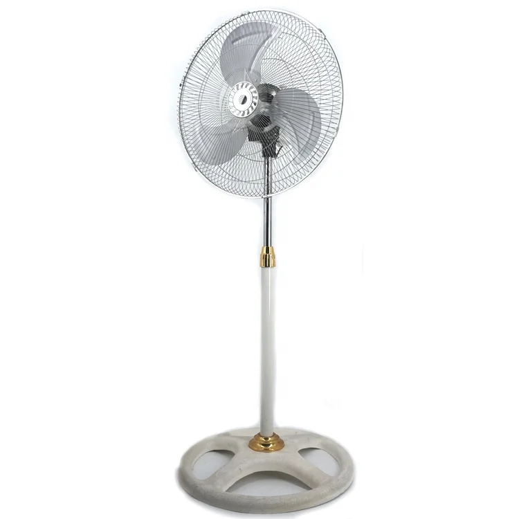 180 Degree big motor india oscillating adjustable 220v antique ice cooling national electric 18 inch stand fan