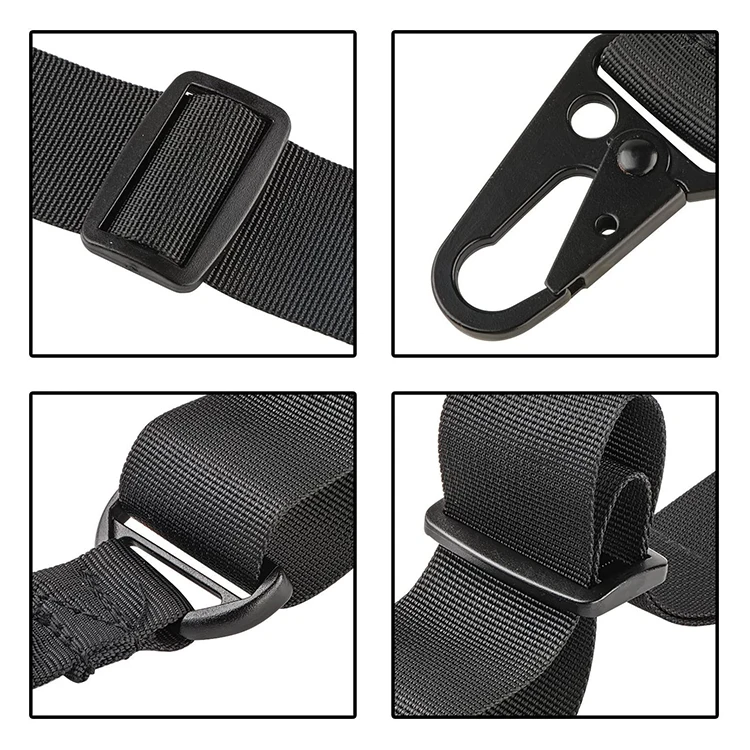 Горячая распродажа высокое качество регулируемый нейлоновый Охота Стрельба 2 точки Тактические пистолет винтовка Слинг