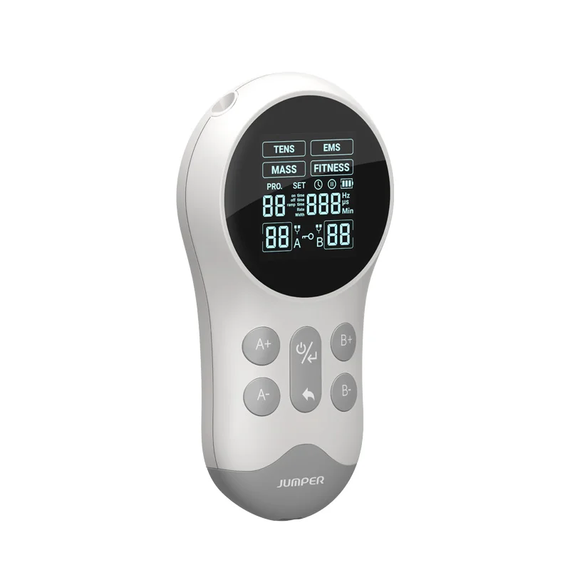 JUMPER LPB12 Dual Channels Physiotherapy Relief the Pain Muscle Stimulator 4 In1 Fitness Massage EMS TENS Unit