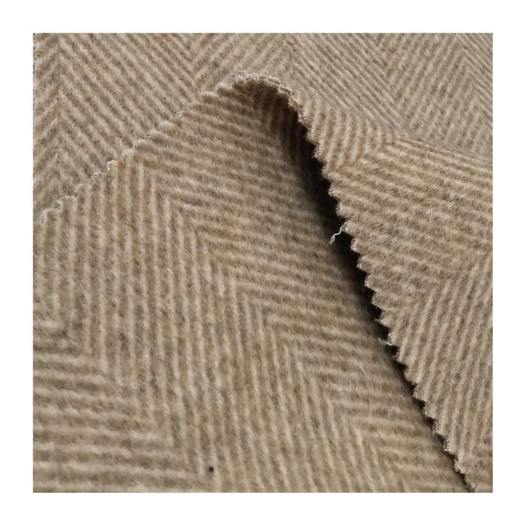 2021 new Polyestergewebe aus Wolle Alpaca Tweed Fabric wool Alpaca polyester  fabric.