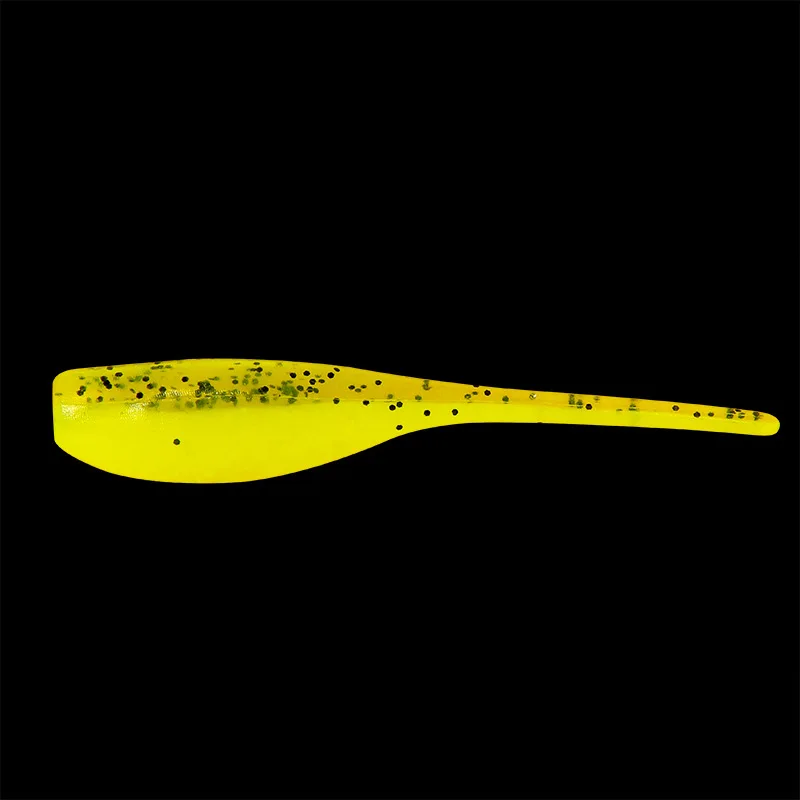 New 5cm 1g Tadpole Soft Bait Double Color Paddle Tail Soft Worm Soft Lure Silicone Tiddler Bait Swimbait Plastic Lure Pasca