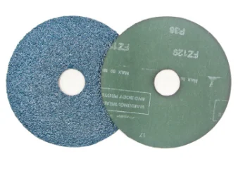High Quality zirconia alumina fiber abrasive discs 4.5 inch 115mm, 36 Grit,Resin Fiber Sanding and Grinding Discs