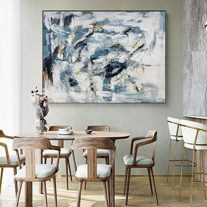 Custom pop home interior aesthetic decoration cuadros decorativos wall abstract art picture canvas Oil Painting