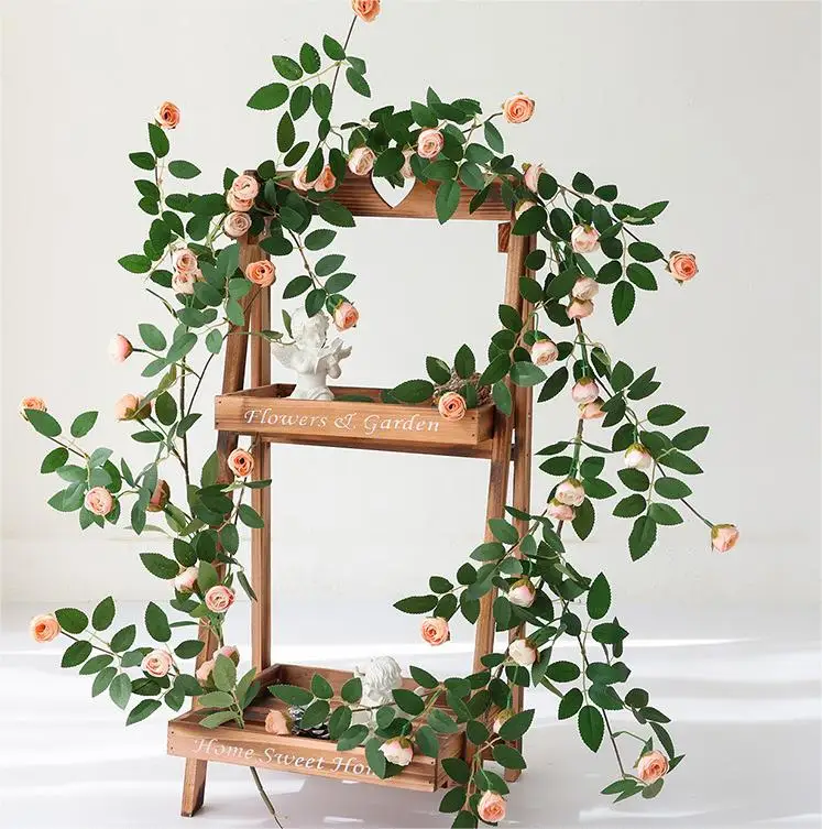 1.95m/6ft Factory Direct Sale Nearly Natural Artificial Plants Money Tree Leaves Evergreen Rattan for Home Decor