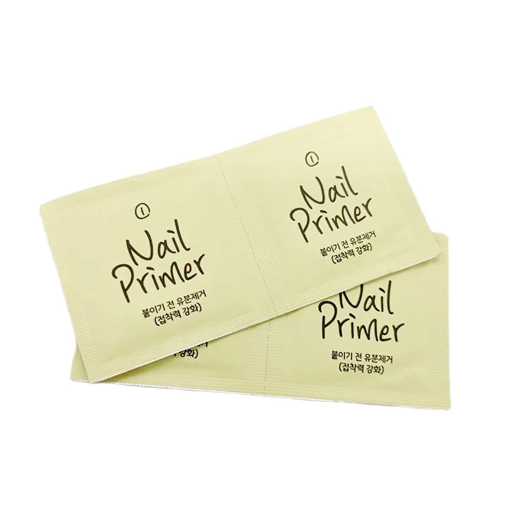 Disposable Safety Standard Natural Non-toxic 1pc Singe Cleaning Nail Glue Wipes