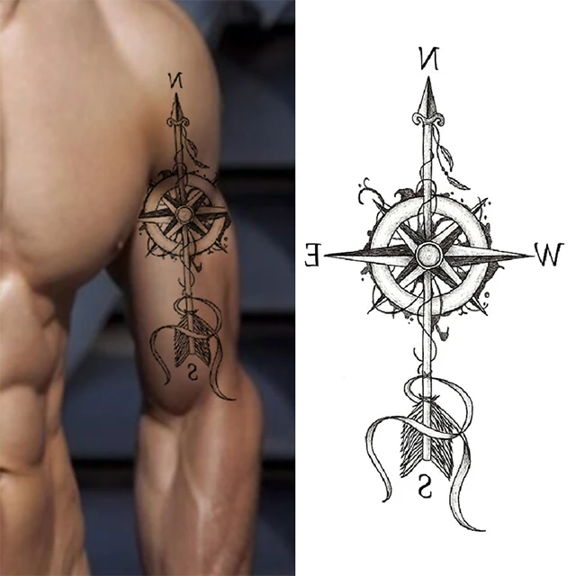 Factory Wholesale Bulk Cool Arm Sleeve Designs Cosmetic Color Ink Printing Temporary Tattoo Sticker