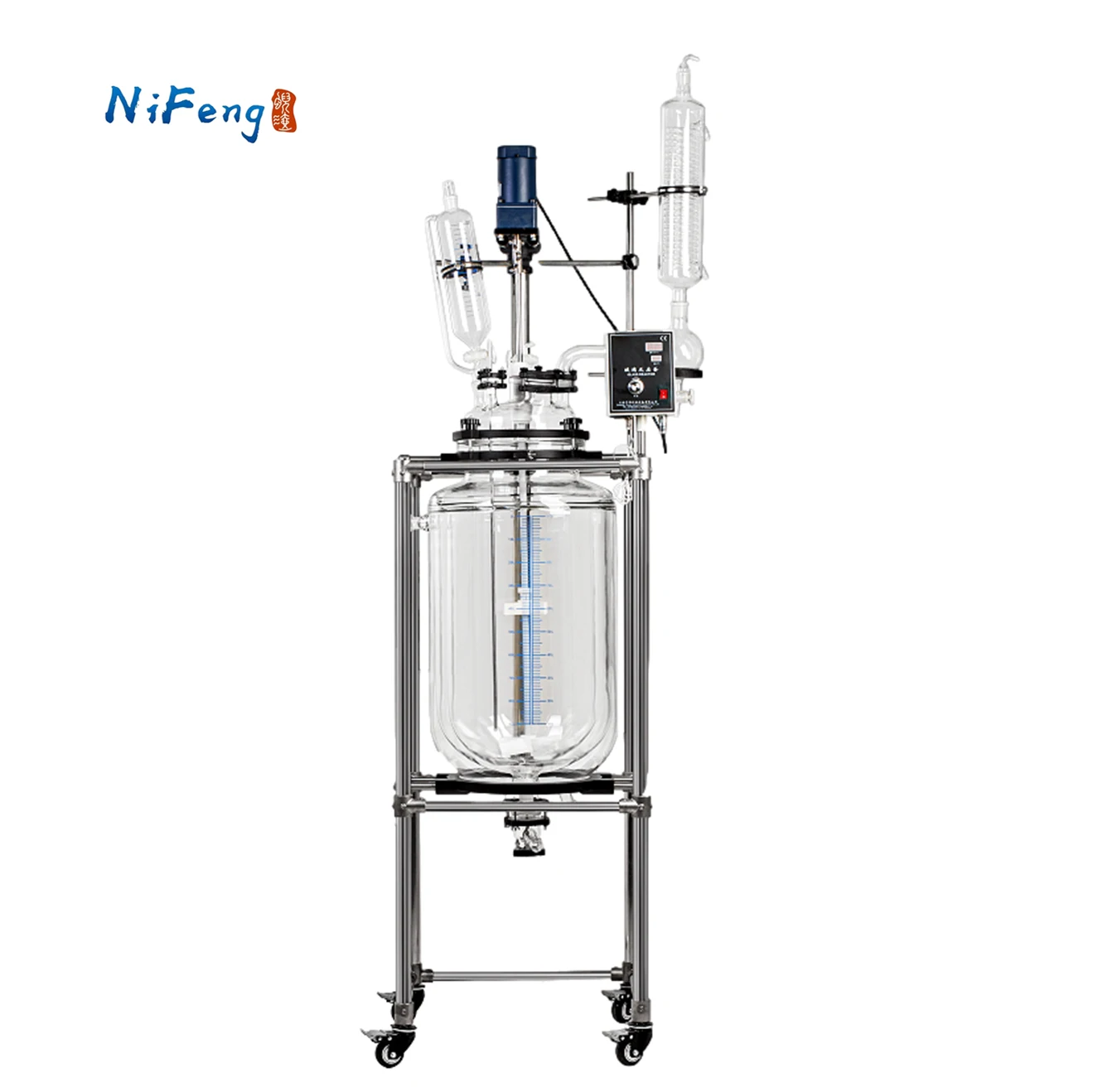 methanol reactor jacket 100 l cosmetic reactor chemical reactor mixer