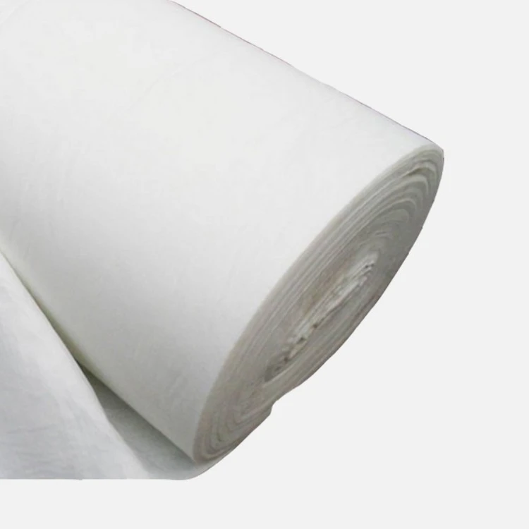 800g/Sqm white color Staple fiber  PP polypropylene Nowoven Geotextile slope erosion control Geotechnical Engineering