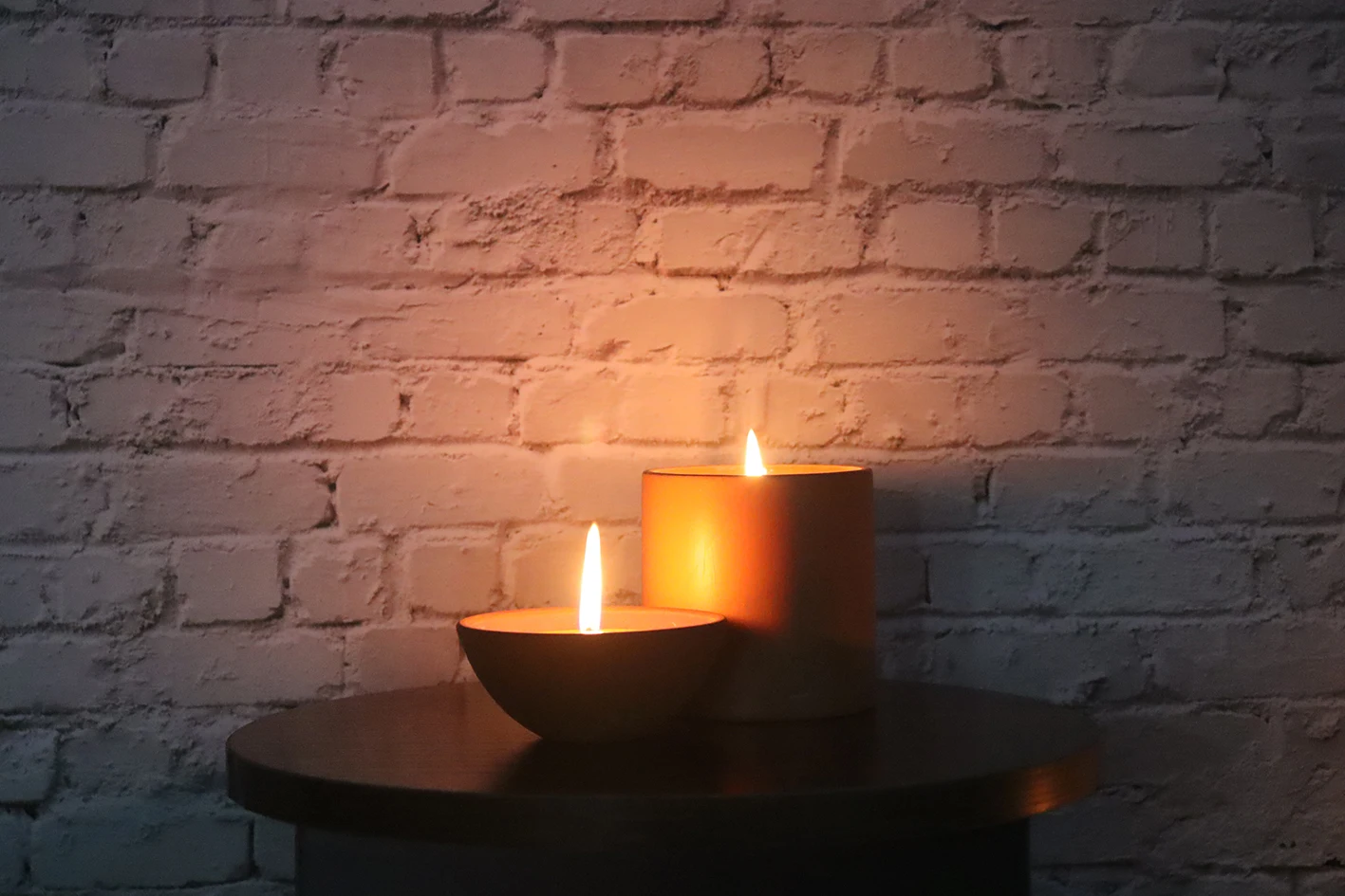 Small terracotta candle pot clay tea cup candle outdoor garden candle