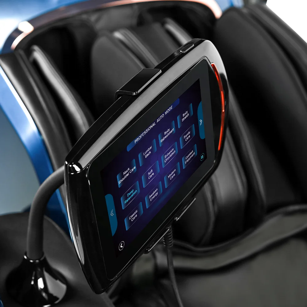 Latest New Relax Touch Screen Bluetooth Sofa Relaxation Robot Physiotherapy Intelligent Sl Track Massage Chair