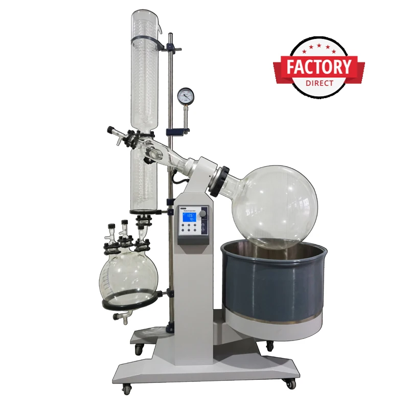 Lab global 50l pilot plant rotary vacuum evaporator roto vape for chemical