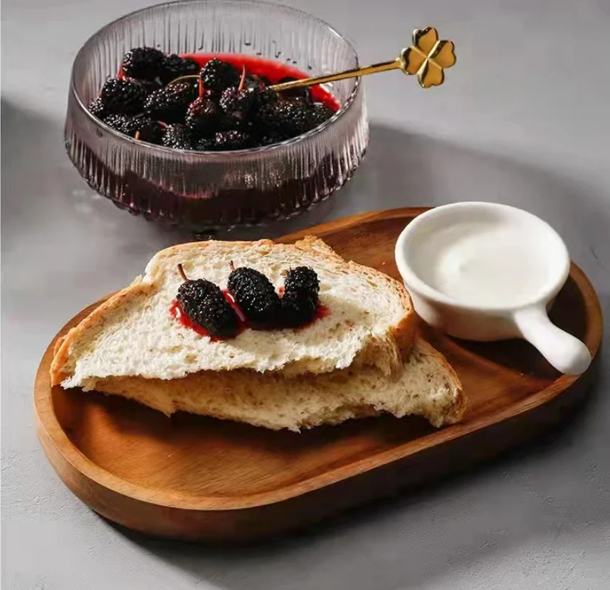 Factory direct footprint classic type felt drink walnut wood coaster beech coasters coffee cup coasters