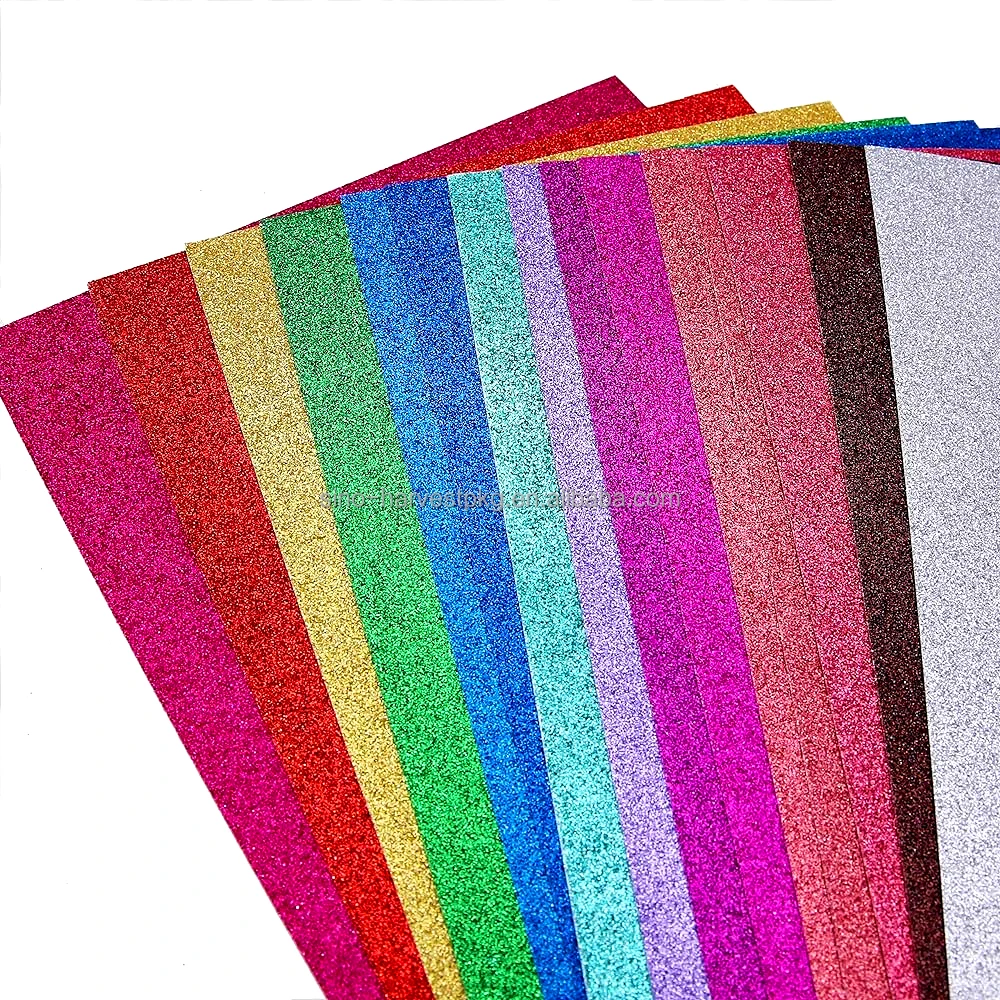 High Quality Glitter Craft Paper Paper, Custom Self-Adhesive Glitter Paper for DIY Crafts, Glitter Wrapping Paper