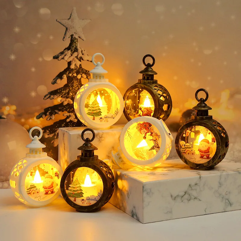 New Arrival Vintage Candle Lantern LED Candle Lantern Decorative Lights Battery Operated Christmas Lantern Decor
