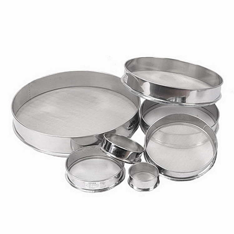 Stainless Steel Sieve Standard Lab Test Sieve / Soil Sieve