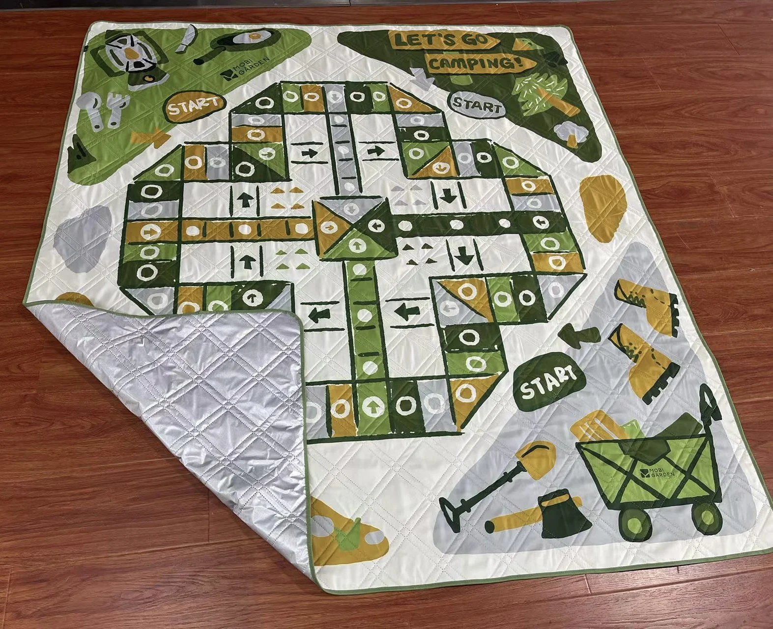 Custom Washable Children Puzzle Crawling Game Board  Floor chess picnic Mat Rug Carpet Blankets For Kids