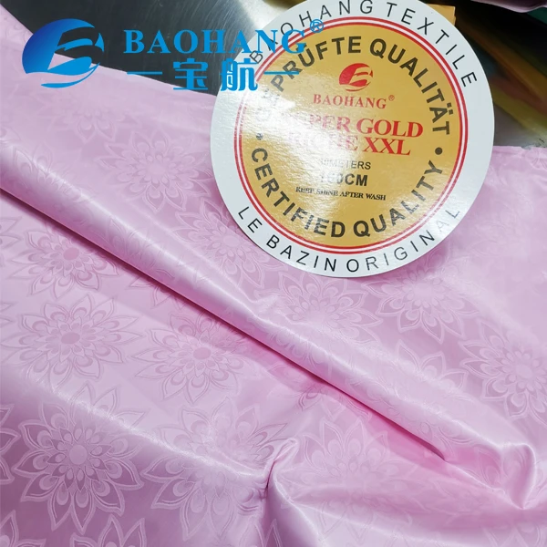 Рамадан горячая Распродажа 100% хлопок supima 70x70 африканская ткань Getzer Bazin богатый