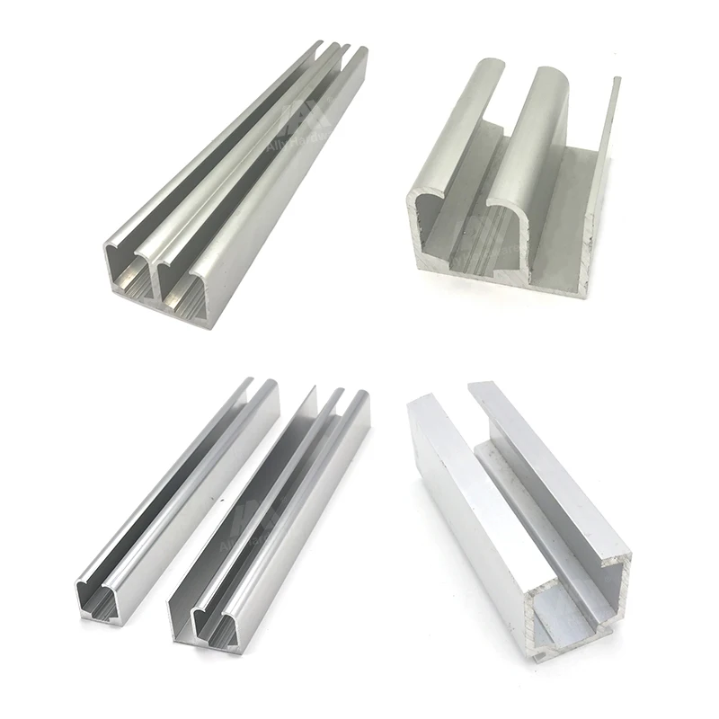 Factory high quality bottom aluminium sliding door track