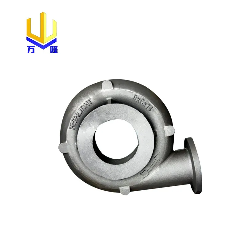 Investment casting stainless steel pump housing , foundry stainless steel impeller parts