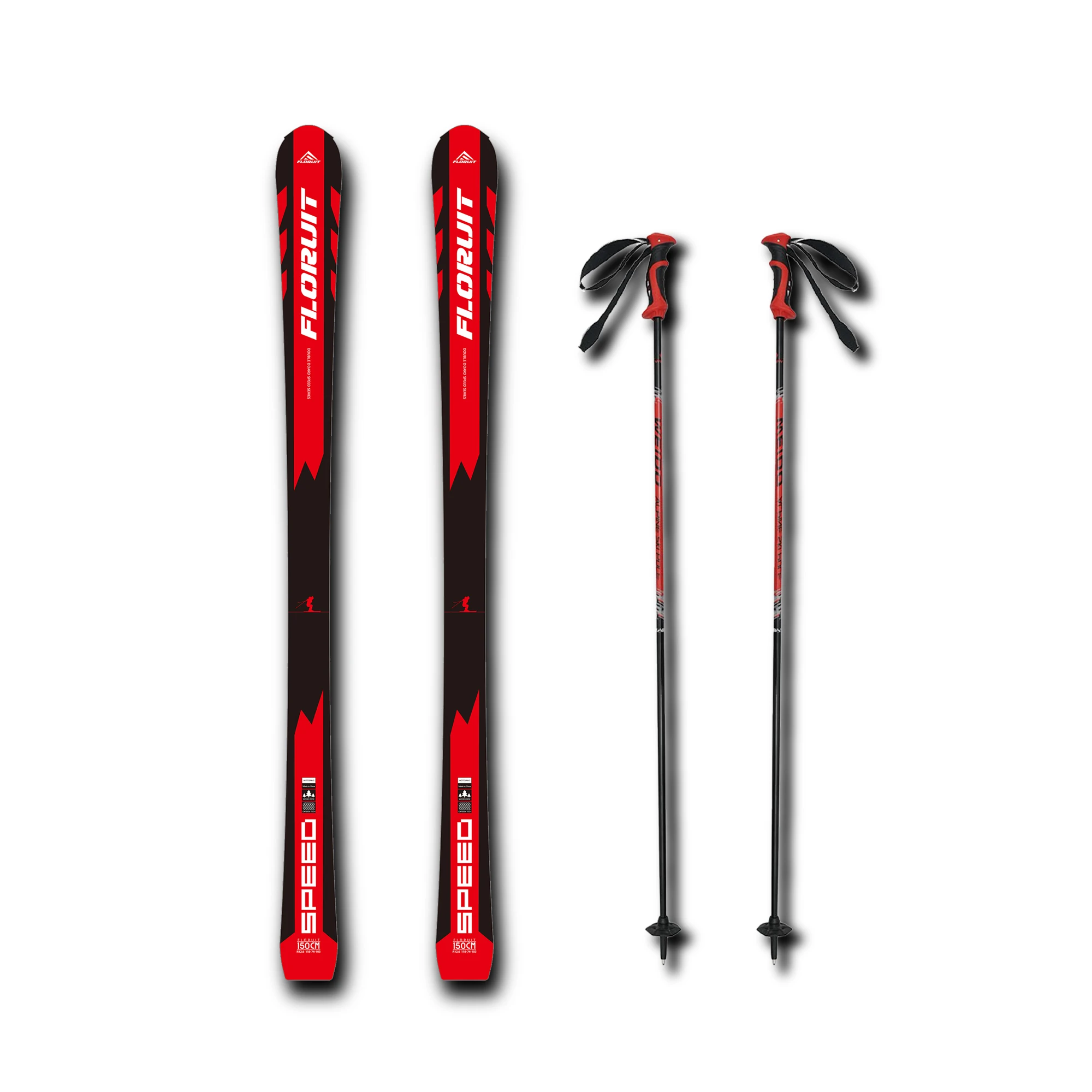 FLORUIT    Custom Winter Sports Alpine Ski All Mountain Twin Tips Ski