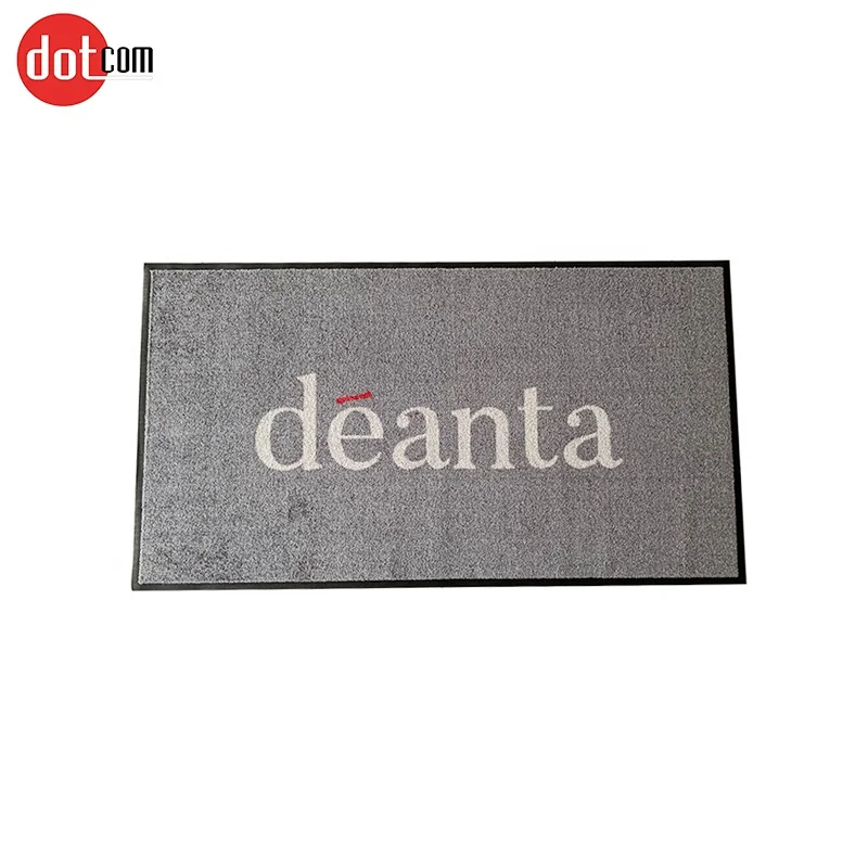 Профессиональные изготовленные на заказ печатные противопожарные дверные коврики с логотипом