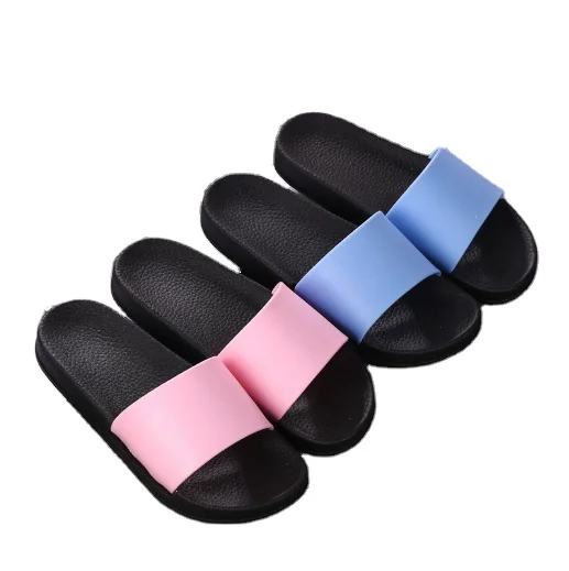 Casual Slippers Shoes For Men Solid Flat Bath Slippers Hot Sale Summer Sandals Male Indoor Outdoor Slippers Open Toe Beach Shoes