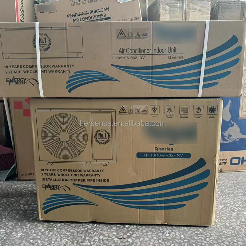 Roya Home Wall Mounted AC Unit 1.5hp Cool Mini Split Air Conditioning Units 12000 Btu Mini Split Air Conditioner All In 1 OEM