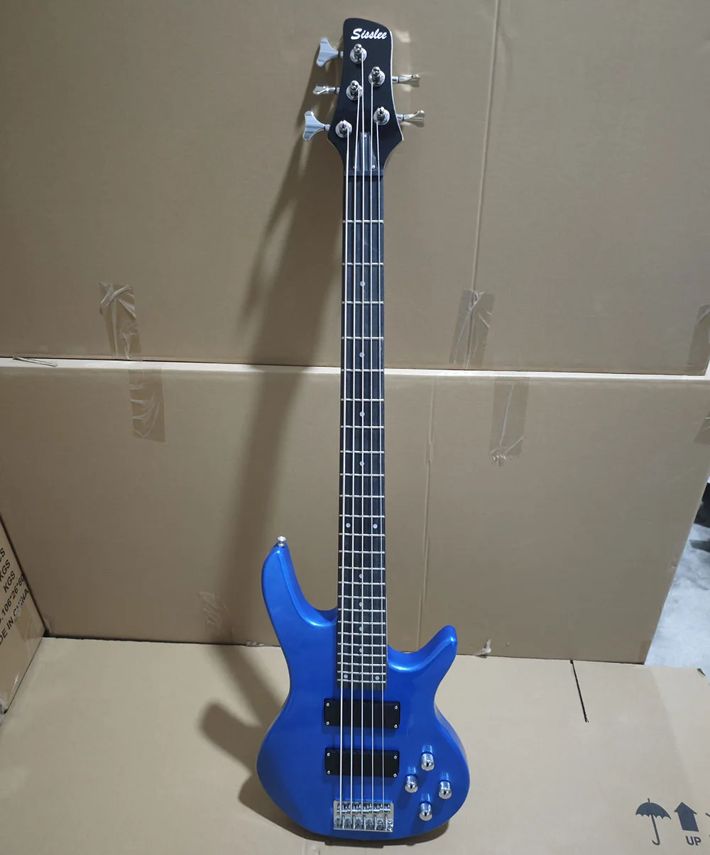 5 Strings HH Pickup Bass Guitar Kit Electric Bass Guitar 2v2t From China Factory