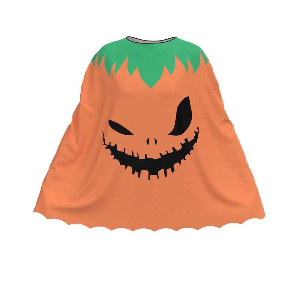 Hot Sale Stage Performance Cosplay Wear Halloween Pumpkin Cape Party Costume For Adult Children