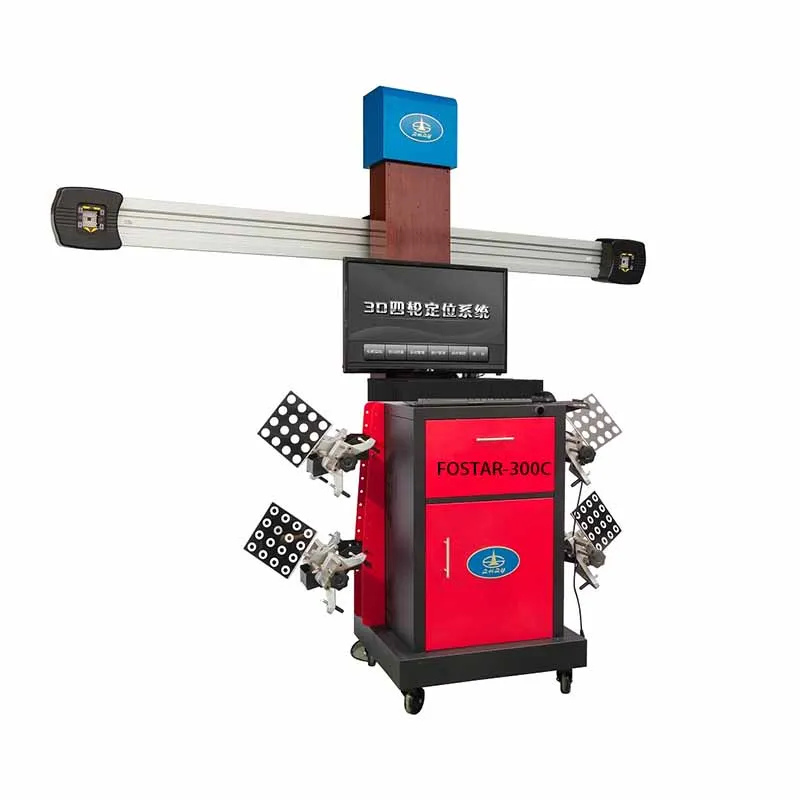 Fostar CE ISO ODM Workshop Garage Automatic Auto SONY HD Camera Tracking Portable Truck Car Wheel Alignment Machine For Sale