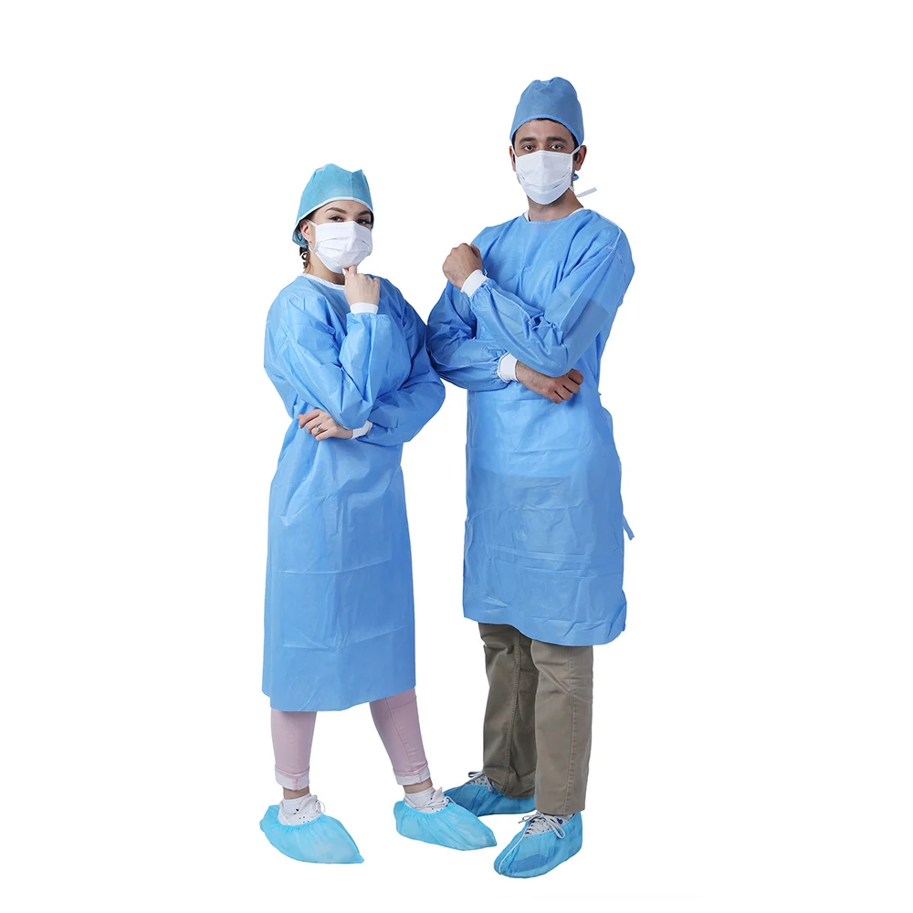 CE ISO13485 Approved Disposable SMS Non woven Doctor Surgical Gowns For Hospital Operating Room