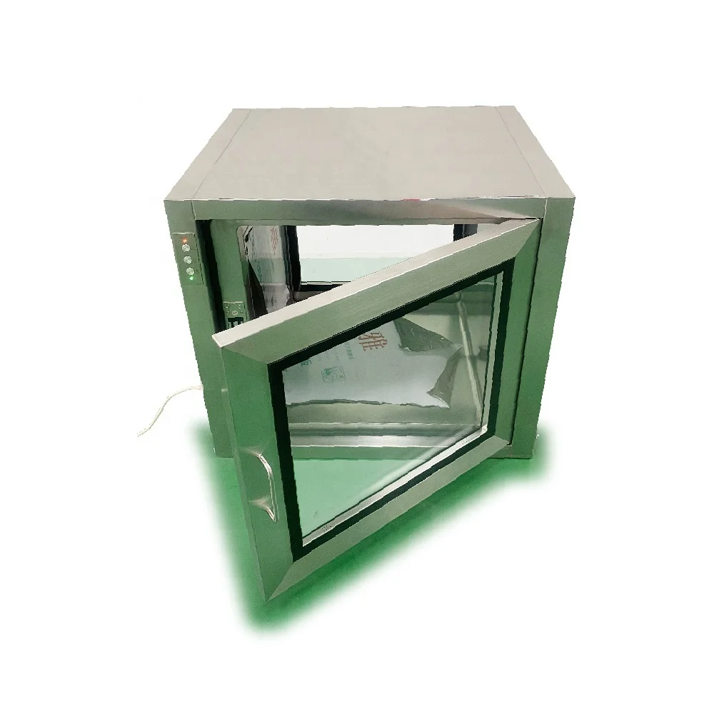 Stainless Steel Static Pass Box Electrical Interlock and Mechanical Interlock Clean Room Pass Through Box