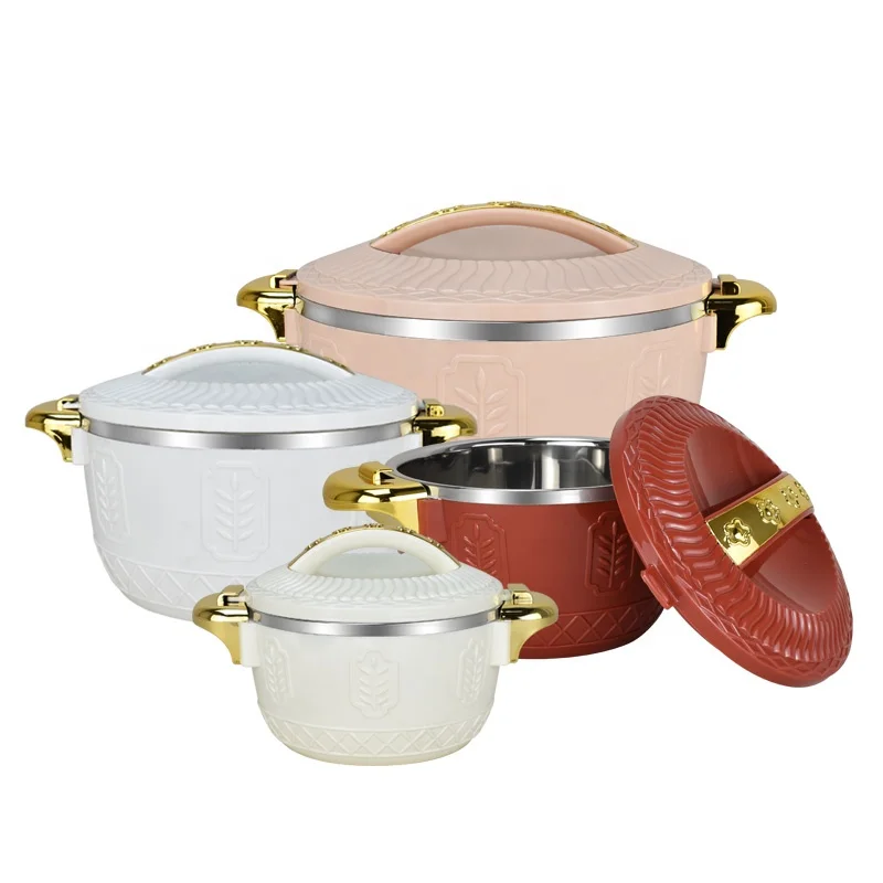 Hot Selling Anti-scald 4pcs Insulated Hot Pot Food Warmer Casserole Set