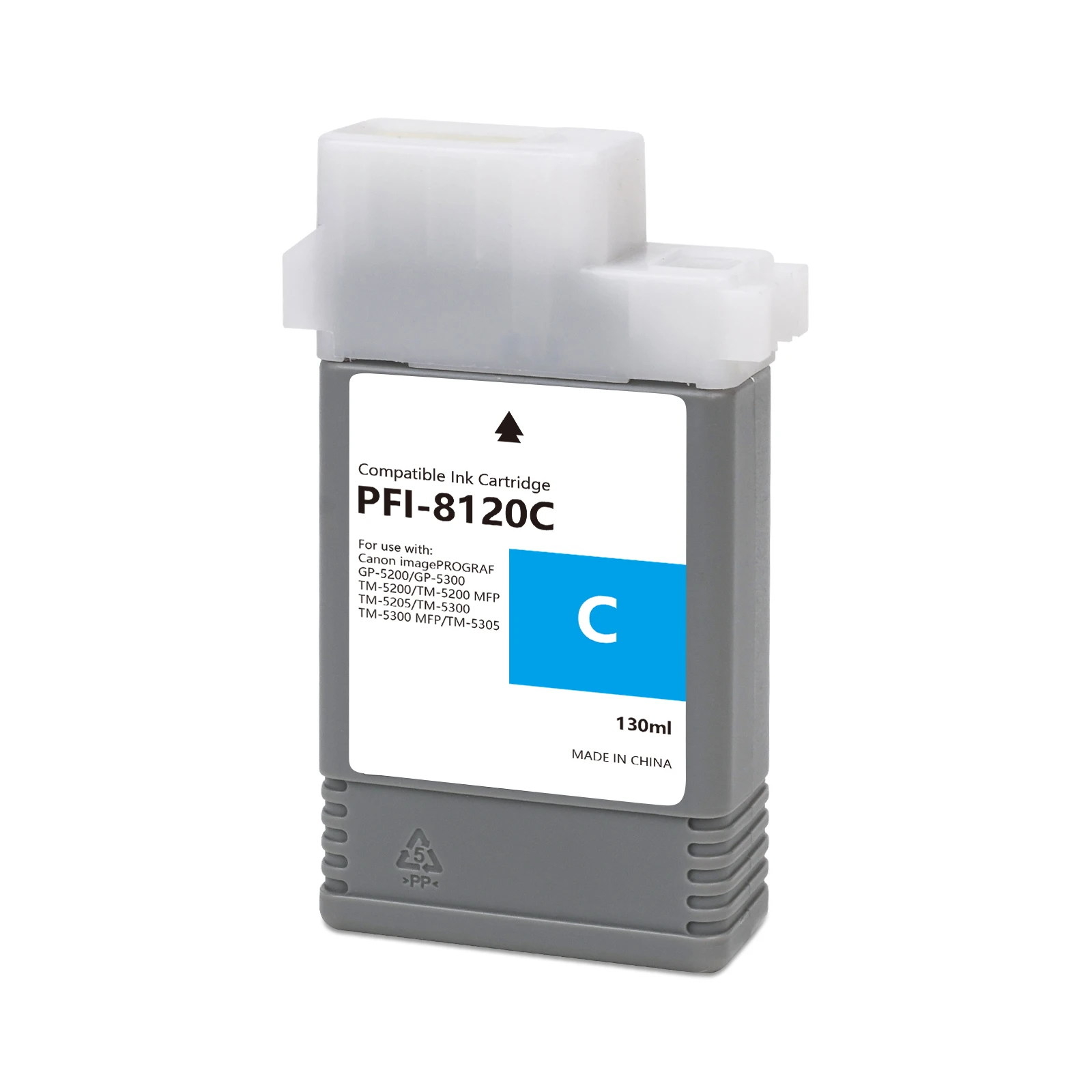 130ML PFI8120 PFI-8120 Compatible Ink Cartridge For Canon imagePROGRAF TM-5200 TM-5205 TM-5300 TM-5300 MFP TM-5305