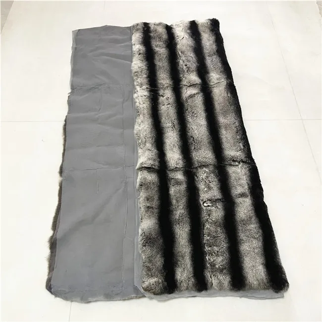 Real Rex Pelt Fur Bedspreads Chinchilla