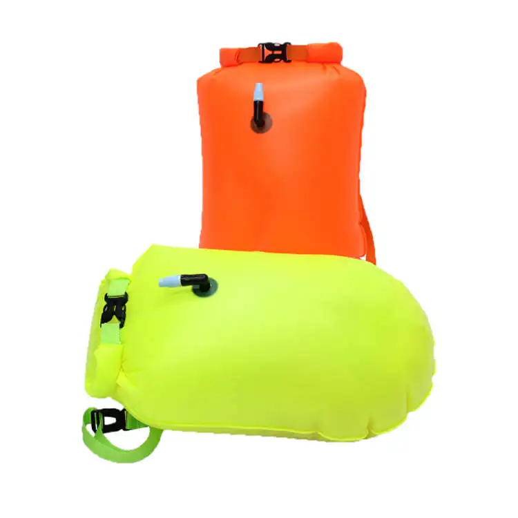 18L Outdoor Safety Buoy Open Water Swimming Buoy Inflatable Swim Buoys  For Rafting River
