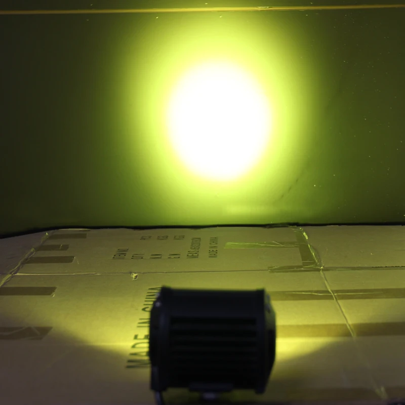 neblinerosledpara4x4 hot sale yellow ambient light in car led 18W led working light led for truck motos