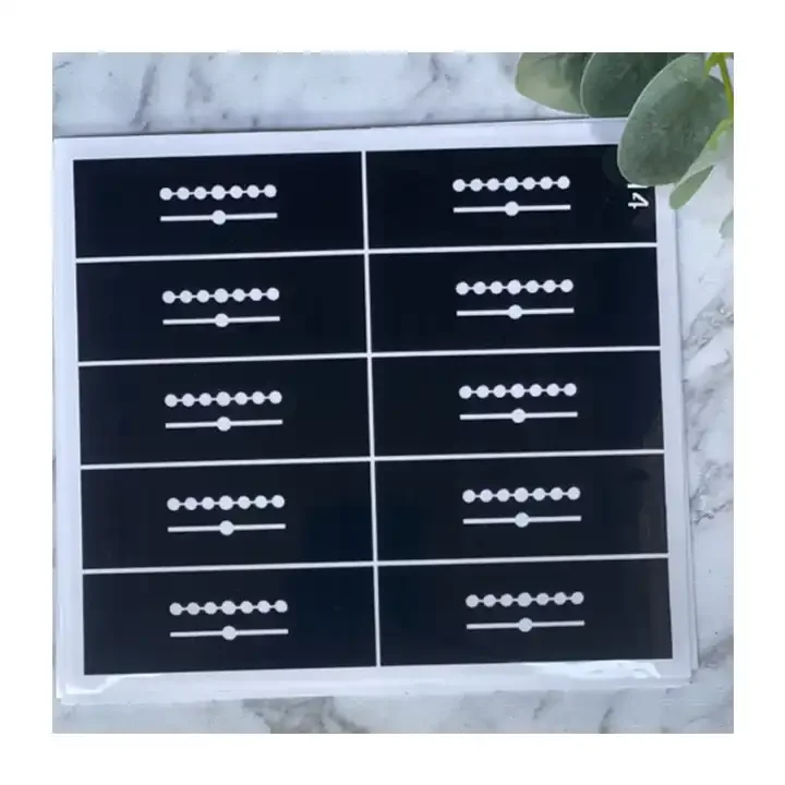 Factory Free Samples Finger Henna Stencil Reusable Henna Finger Tattoo Stencils Painting Tattoo Hand Small Finger Stencil