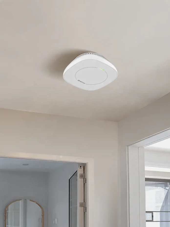 PM2.5 vapes detectors tuya wifi smart smoke sensor detects the smoke from e-cigarettes battery smoke alarm detector