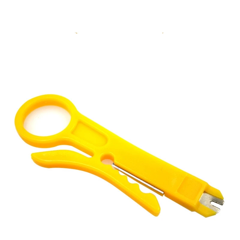 yellow Hot sold Power Cable Splitter Knife Internet Cable Cutter Mini Strippers Network UTP STP Cable Cutter