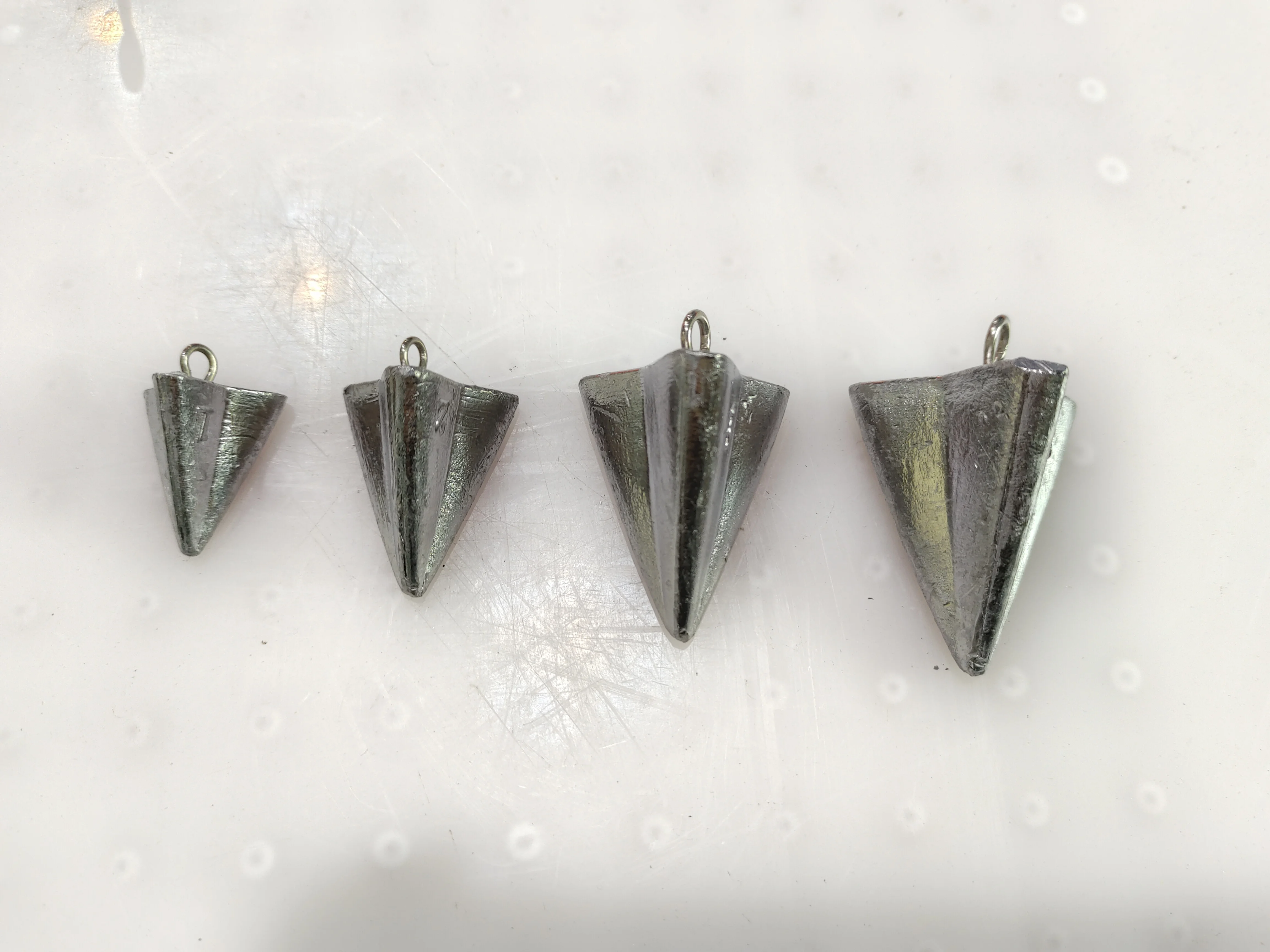 Wholesale triangle fishing tackles swivel casting star fishing weights  fishing weight sinkers