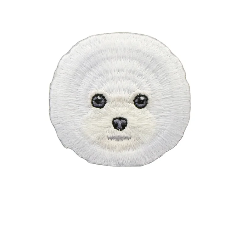 
lovely Pet dog series Iron-On Embroidery Patches for Clothing luggage backpack Decorative Applique Patches badge 