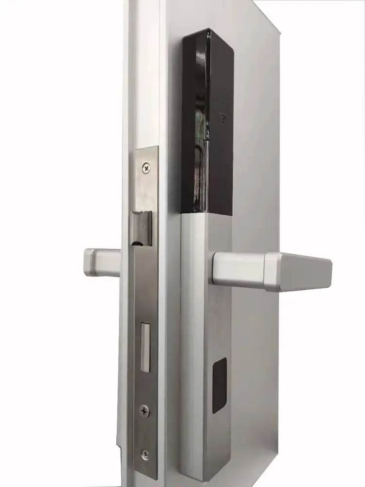 Aluminum alloy case electronic card key RFID access control hotel door lock