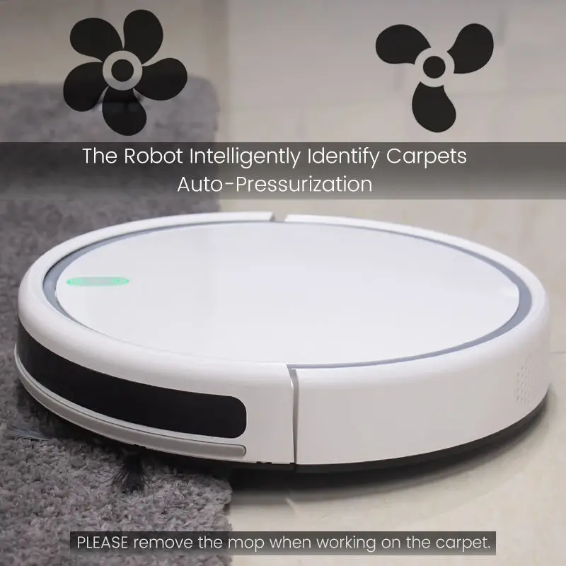 Tuya Smart Life App Remote Control Robot Vacuum Cleaner WiFi Floor Cleaning Sweeper Robot Work with Amazon Alexa & Google Home