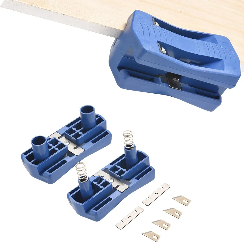
Edge Banding Trimmer with Carbon Steel Blades for Plastic PVC Plywood Melamine Cutter Manual Trimming Woodworking Tools 