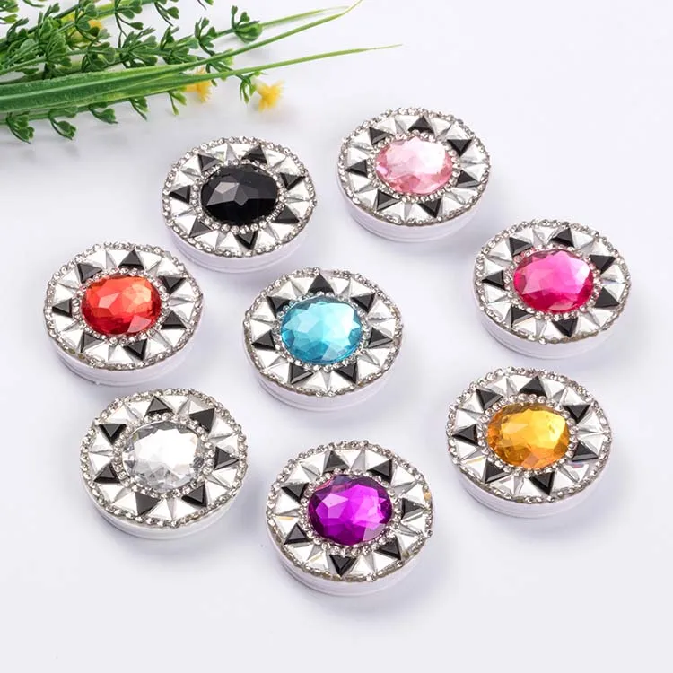 Seven Star Bling Bling Glitter Telescopic Mobile Phone Holder Kickstand Socket Diamond Phone Holder Stent