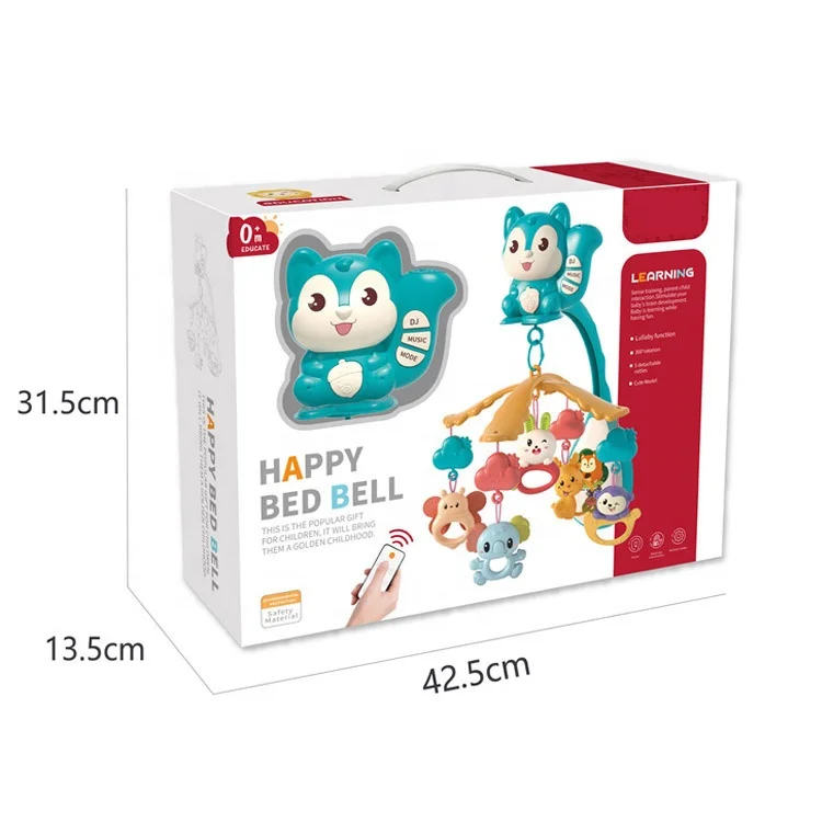 Baby Crib Bell OEM Remote Control Musical Crib Mobile with Projection  Baby 6 a 12 Months   Bed Bell Music Toys