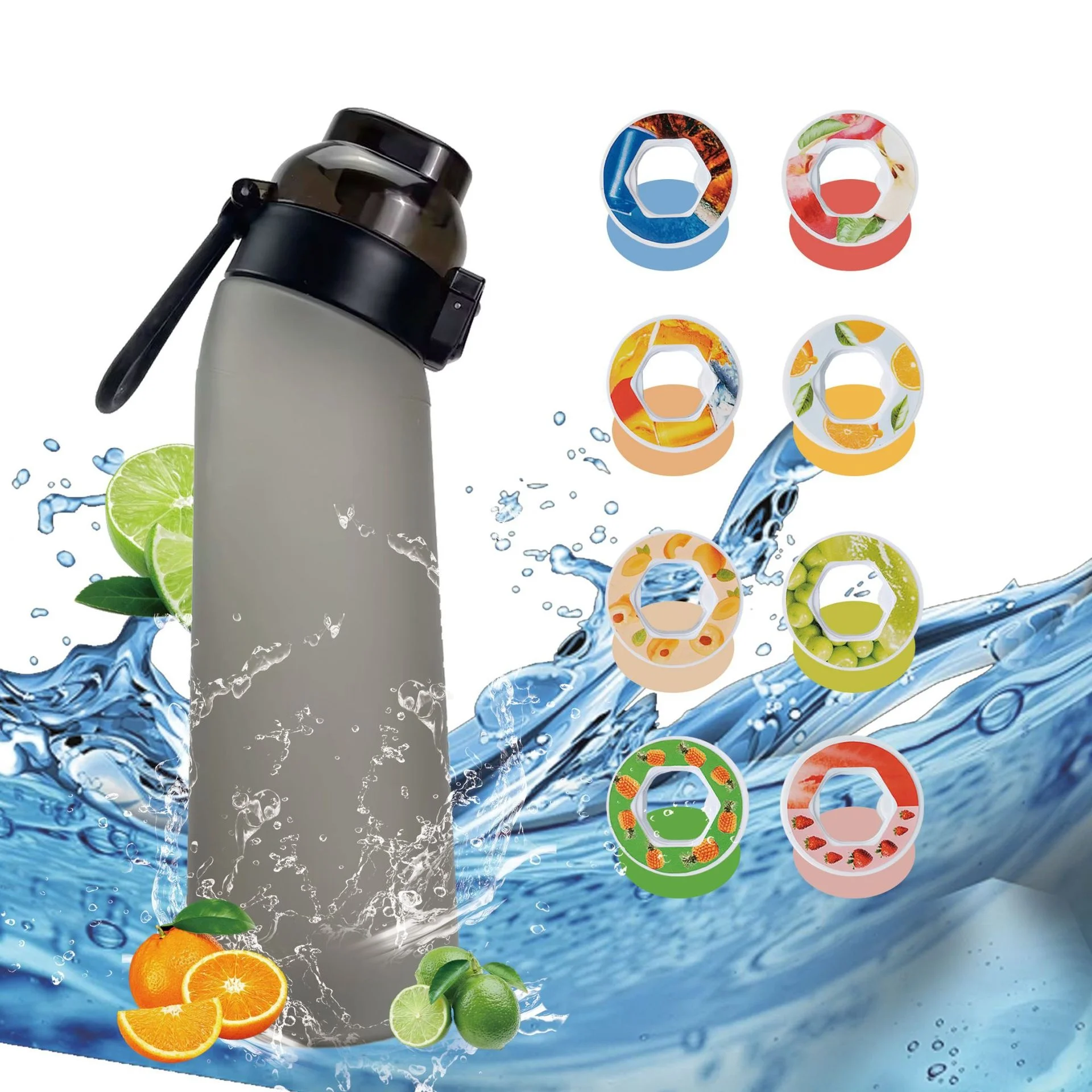 New Product Ideas 700ml BPA Free Sport Water Bottle with Fruit Flavoured Scent Pods Tritan Material Gym Outdoor Activity