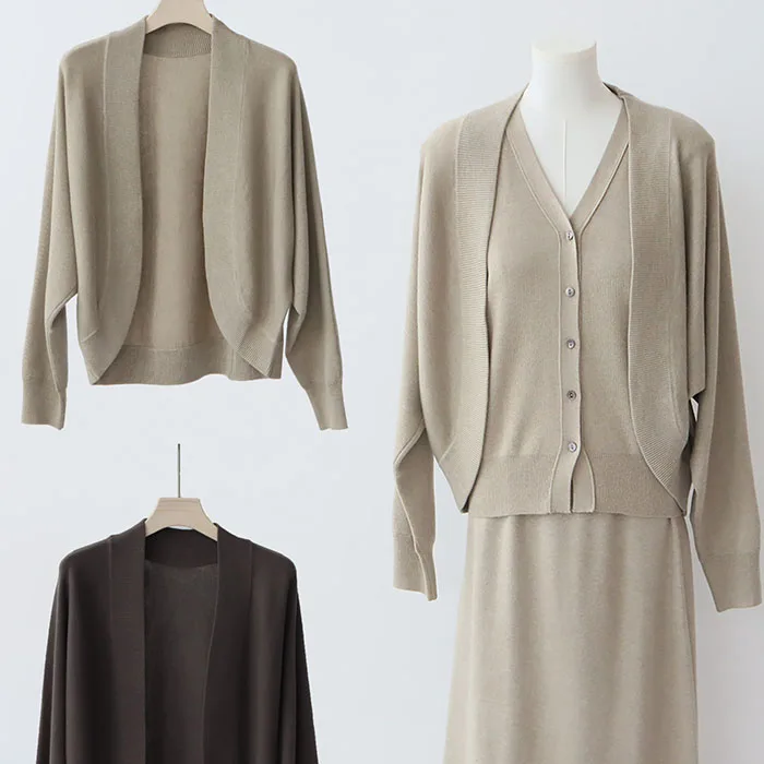 Женский Модный комплект из трех предметов однотонный Повседневный вязаный костюм элегантный свитер жилет платье женские костюмы