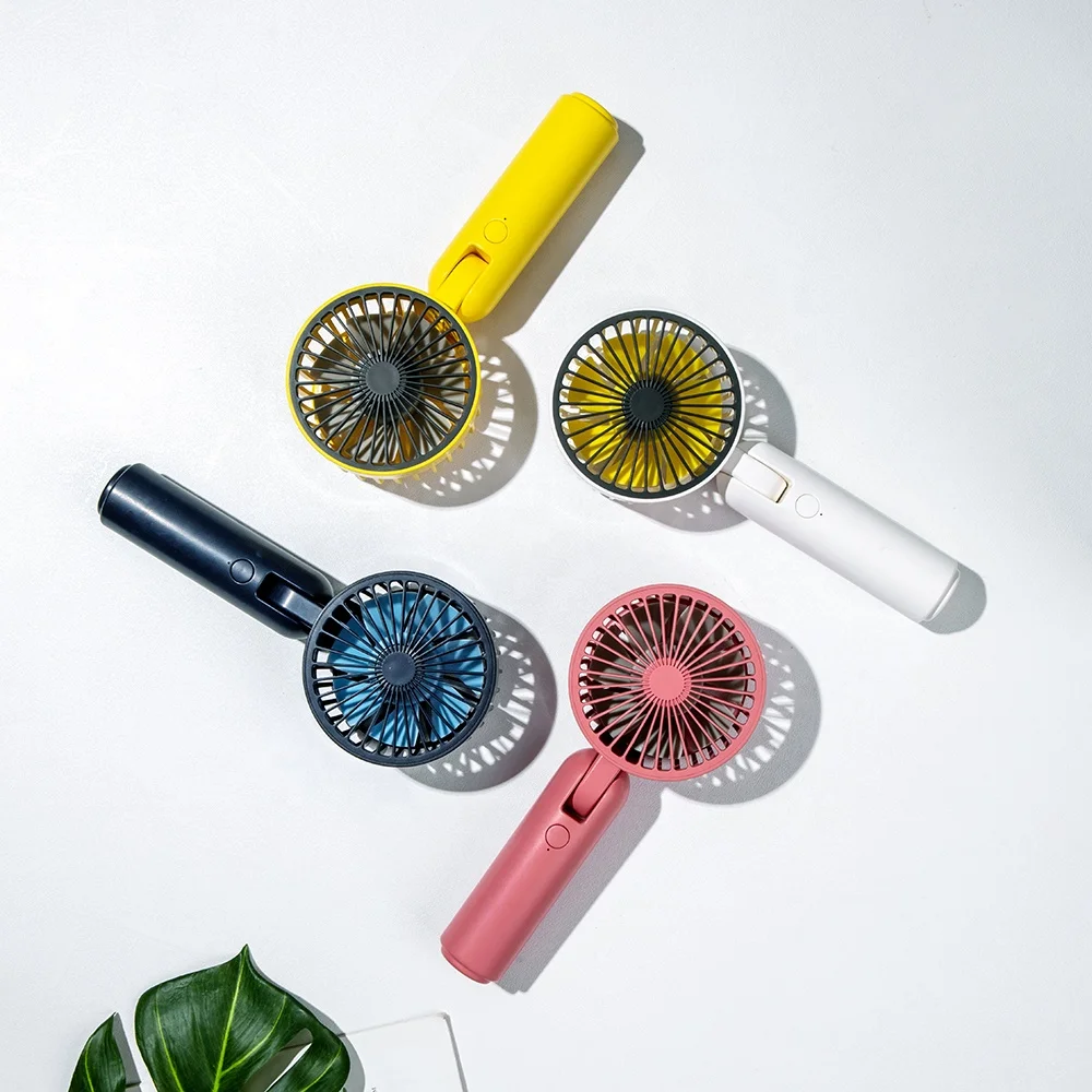 Best Price 3 Speed Adjustable Home Desktop Stand Fan Rechargeable Electric Mini Usb Handheld Foldable Portable Small Handy Fan